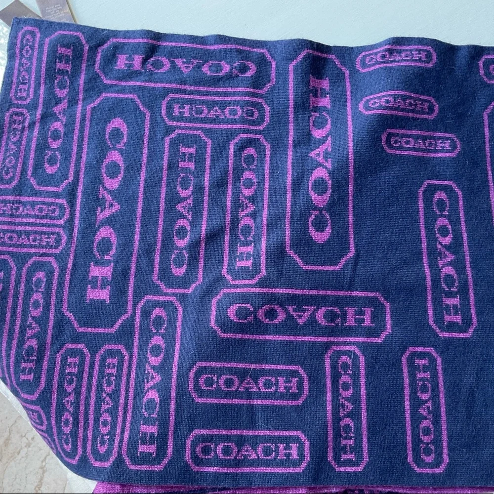 Coach Knit Scarf - Picture 9 of 10